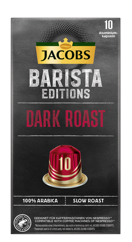 Κάψουλες JACOBS barista espresso dark roast 10x5 2gr