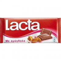 Σοκολάτα LACTA αμύγδαλο 85gr