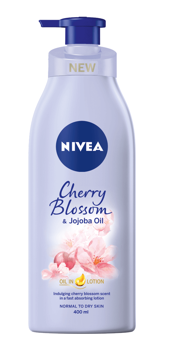 Λοσιόν σώματος NIVEA oil in cherry blossom & jojoba 200ml