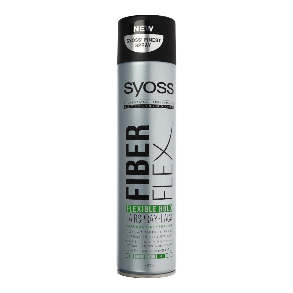 Spray χτενίσματος SYOSS fiber flex hold 400ml προσφορά Pockee