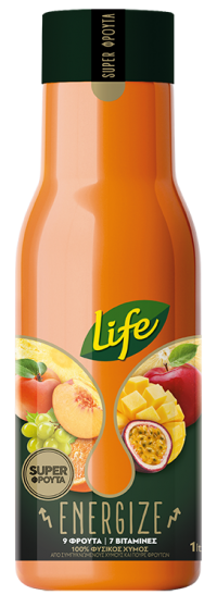 Χυμός LIFE 9 φρούτα 1lt