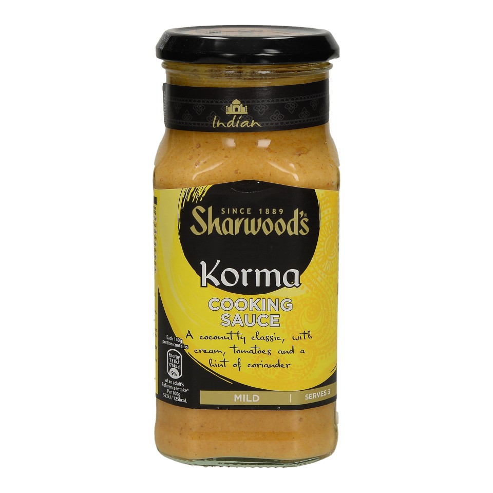 Is Sharwoods Korma Paste Gluten Free