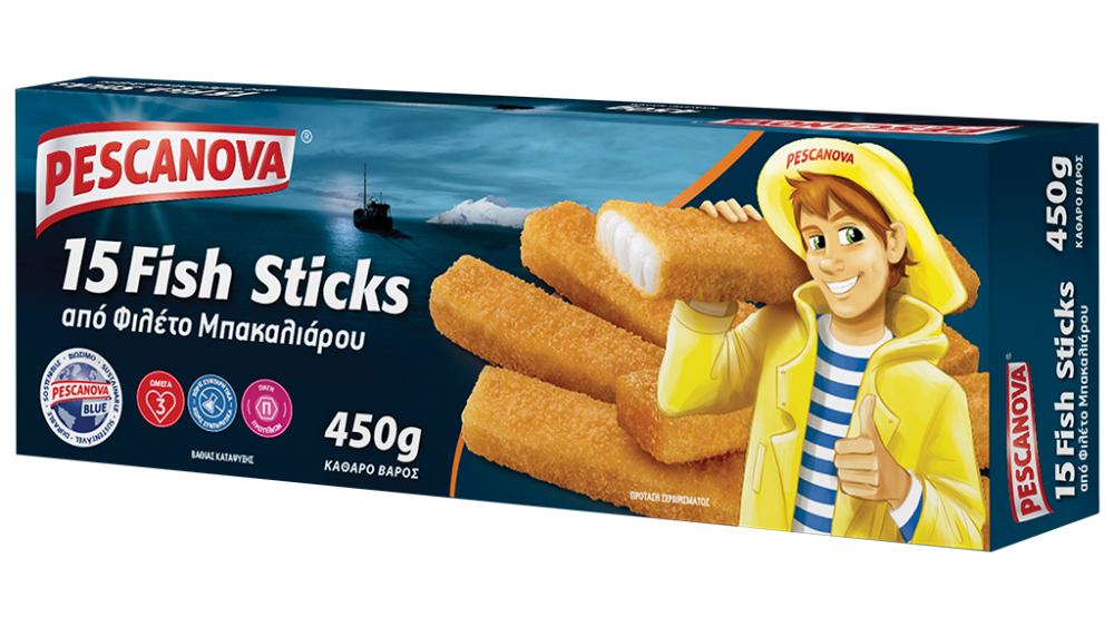 Fish sticks PESCANOVA κατεψυγμένα 450gr