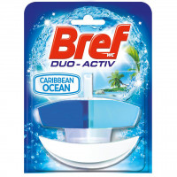 Block τουαλέτας BREF Duo Active Θήκη Caribbean Ocean 50ml