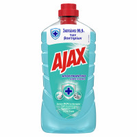 Υγρό καθαριστικό AJAX απολυμαντικό χωρίς χλώριο ocean fresh 1lt