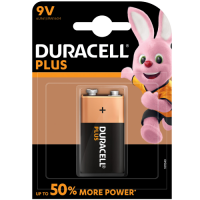 Αλκαλικές μπαταρίες DURACELL Plus Power 9V