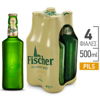 Μπύρα FISCHER φιάλη 4x500ml