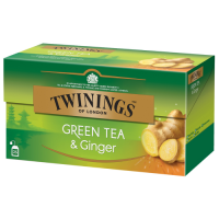 Πράσινο τσάι TWININGS ginger 25τμχ