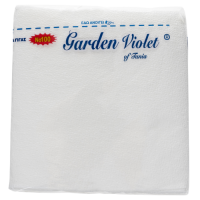 Χαρτοπετσέτες GARDEN VIOLET λευκή 33x33 70τμχ