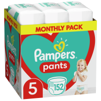 Πάνες PAMPERS pants monthly pack No5 12-18kg 152τμχ