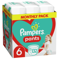 Πάνες PAMPERS pants monthly pack No6 15kg+ 132τμχ