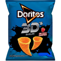 Σνακ DORITOS 3D's bugless paprika 82gr