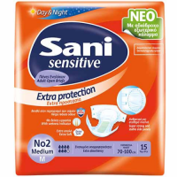 Πάνες ακράτειας SANI Sensitive No2 medium 15τμχ